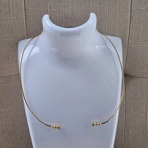 Argento Vivo Women Choker Necklace Gold Tone Ladies Jewelry Choker Necklace